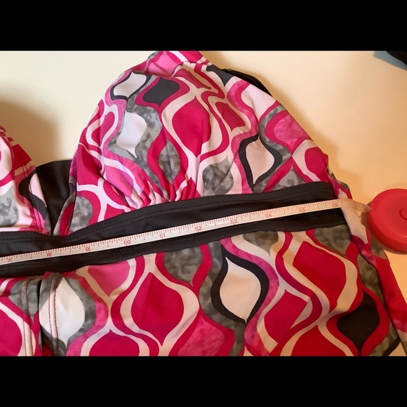 Free Country XL Two Piece Tankini & Swimskirt - Picture 6 of 15